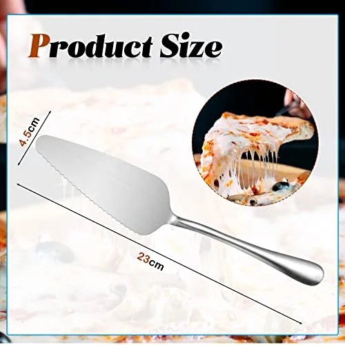 Pie Server Pizza Cake Spatula, stainless Steel Serrated view 3