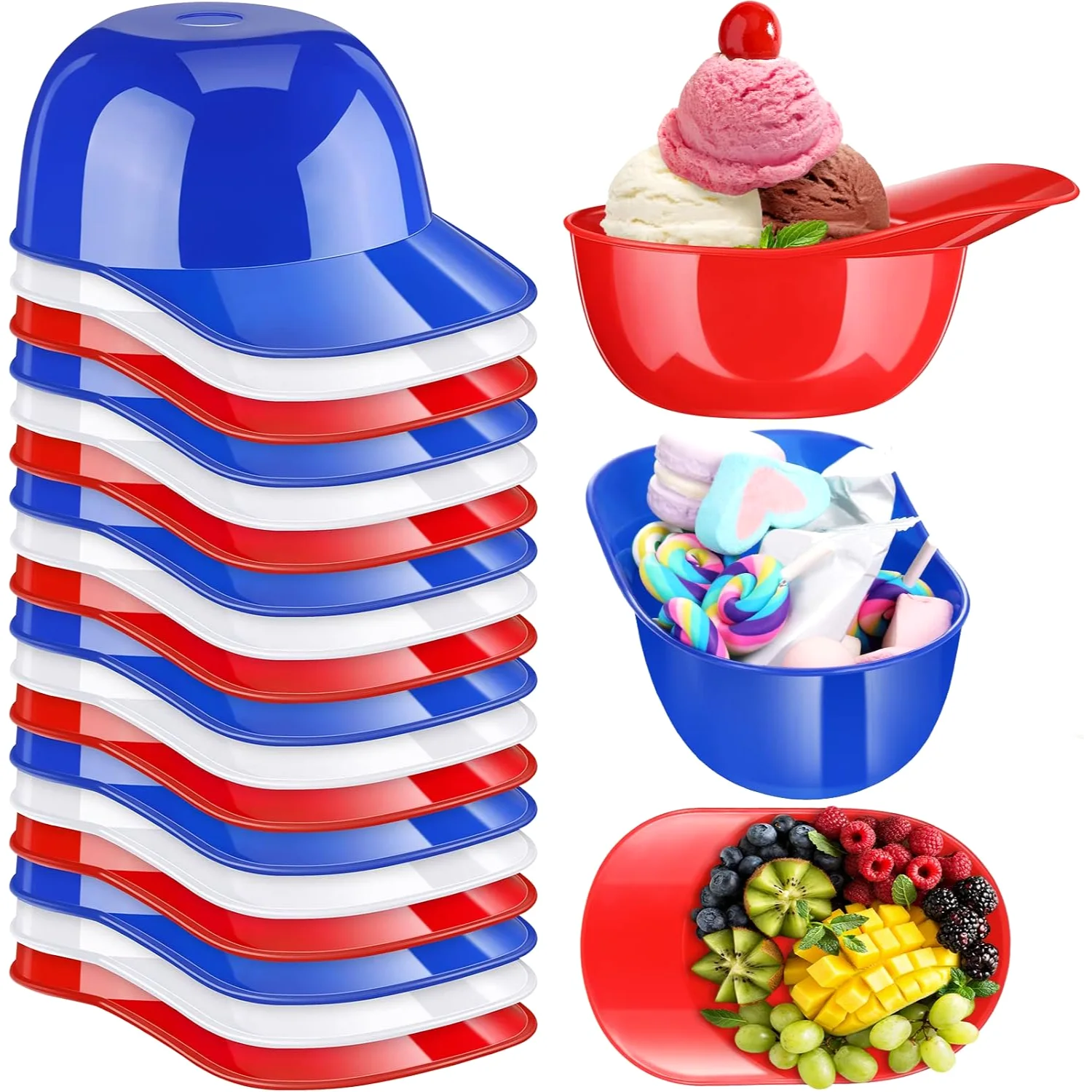Ice Cream Helmet Baseball Cap Bowls