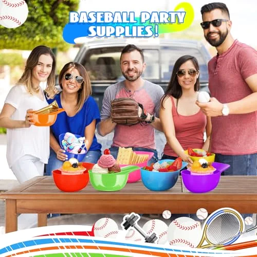 Ice Cream Helmet Baseball Cap Bowls,Multi Colors view 4