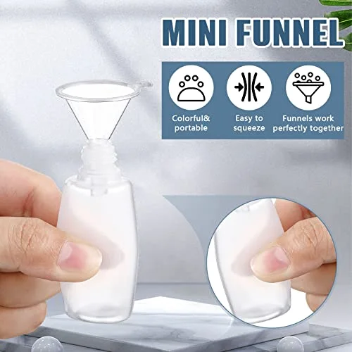 Precision Tip Applicator Bottles Needle Fine Tip Squeeze Glue Applicator Bottle with Mini Funnel Pin for Alcohol Ink DIY Quilling Craft Acrylic Painting view 5