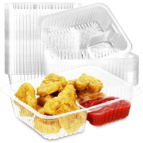 Nacho Trays 6x Disposable Plastic Nacho Cheese Trays Nacho Containers for Movie Night Party Supplies()