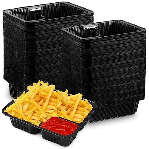 Nacho Trays 6x Disposable Plastic Nacho Cheese Trays Nacho Containers for Movie Night Party Supplies() view 6
