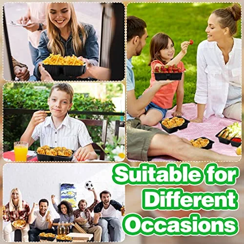 Nacho Trays 6x Disposable Plastic Nacho Cheese Trays Nacho Containers for Movie Night Party Supplies() view 10