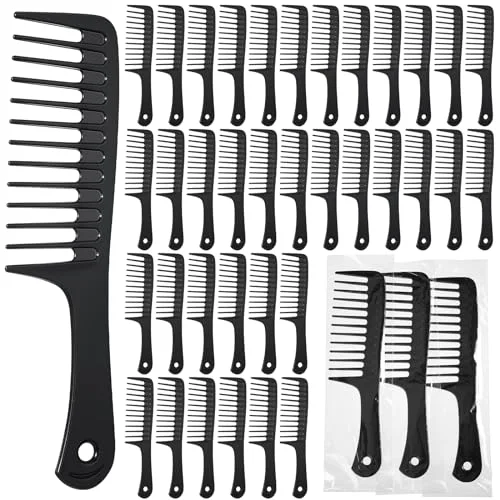 Wide Tooth Comb for Women Men Individually Wrapped