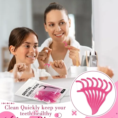 Tooth Picks Flossers Dental Floss Picks for Adult,Hot view 5