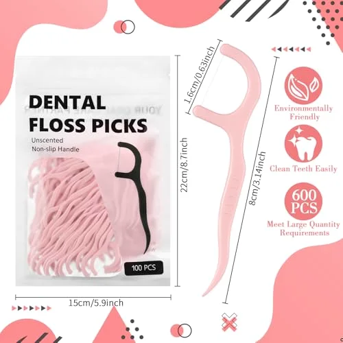 Tooth Picks Flossers Dental Floss Picks for Adult,Light view 2