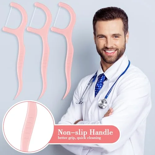 Tooth Picks Flossers Dental Floss Picks for Adult,Light view 4