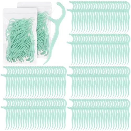 Floss Picks Bulk Dental Flossers Picks for Adults Non Breakable Tooth Picks Flossers Teeth Cleaning Dental for Family Pack Travel(Hot) view 6