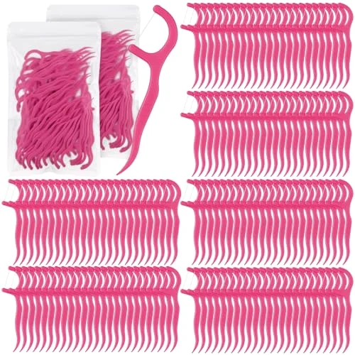 Floss Picks Bulk Dental Flossers Picks for Adults Non Breakable Tooth Picks Flossers Teeth Cleaning Dental for Family Pack Travel(Hot)