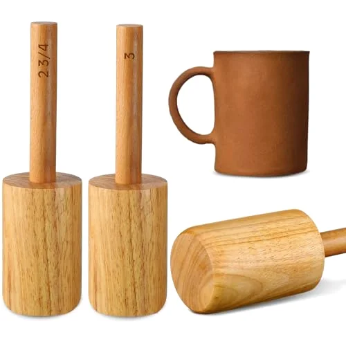 Cup Pottery Molds, Create Pottery Mug Vases, Cup Molds Shaping Tool, Assist in Hand Building Mugs(2 3/)