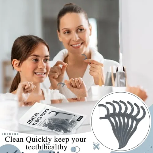 Tooth Picks Flossers Dental Floss Picks for Adult view 10