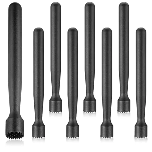 Muddler for Cocktails Plastic Bar Muddler Bulk Bar Accessories Tools Set for Home Ice Crusher Bartender Accessories Mojito Fruit Drink(Classic)