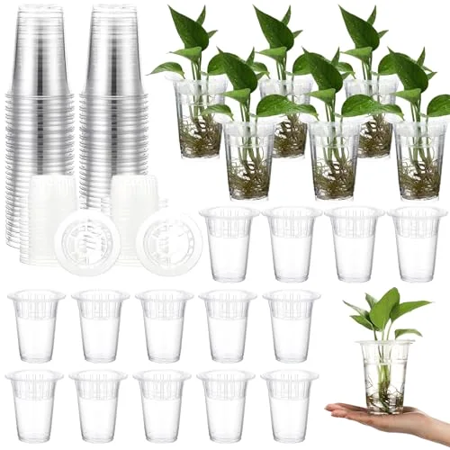 Plastic Plant Propagation Vase for Indoor Decor, 4.57''