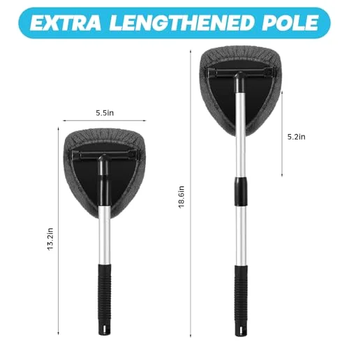 Car Window Cleaner Windshield Tool, Extendable view 2