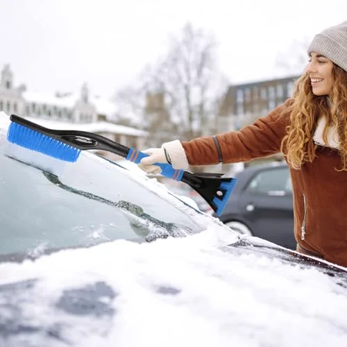Snow Brush Ice Scraper for Car Windshield Detachable view 5