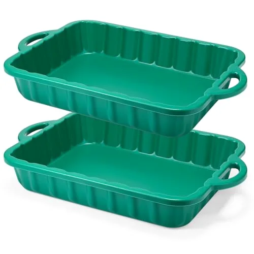 19.7 x 15.4 x Oil Drain Pans Oil Drip Tray Automotive Catch Pan 2 Gallon Square Container for Under Car to Keep Floor Clean