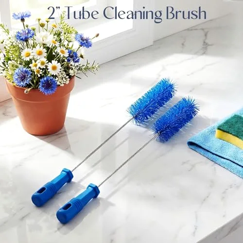 Drain Brush Pipe Cleaning Tube Brushes Plastic Shower Pipe Flexible Cleaning Tool (,19.7 x) view 9