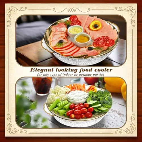 11.8" Chilled Serving Tray Compartments for Parties view 5