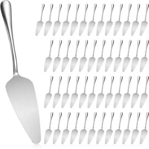 Pie Server Pizza Cake Spatula, stainless Steel Serrated view 6