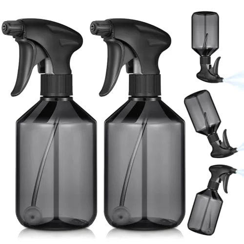 Spray Bottle Plastic Spray Bottles for Cleaning 360° Upside Down Sprayer Bottles for Cleaning Solutions, Durable Nozzle W/fine Mist and Stream Setting() view 6