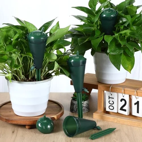 Plant Self Watering Spikes Devices Automatic Plant Watering Globe Self Watering Planter Insert Stakes for Indoor Outdoor Garden Houseplant() view 5