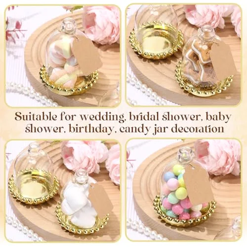 4" Crown Candy Jars with Dome for Party Favors view 4