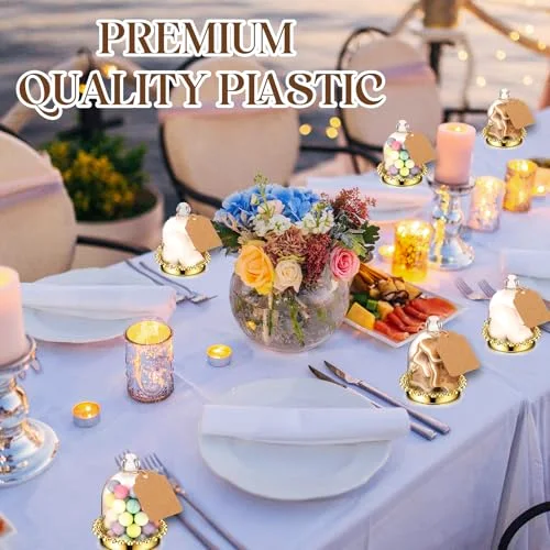 4" Crown Candy Jars with Dome for Party Favors view 5