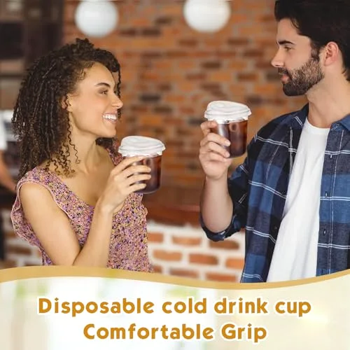 Plastic Cups with Sip Lids Disposable Cups view 5