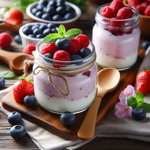 Mini Mason Jars with Wood Spoon Mini Jam Jars with Lids and Labels, Small Glass Canning for Jelly Spice Herbs Honey Storage Bridal Shower Wedding Favors DIY Candles () view 5
