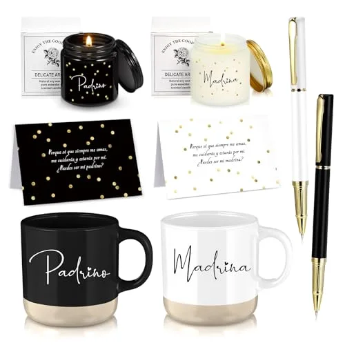 Godparents Proposal Gift Mugs, Spanish