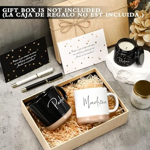 Godparents Proposal Gift Mugs, Spanish view 4