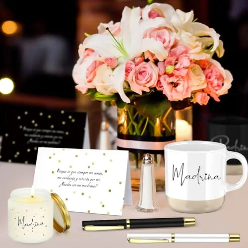 Godparents Proposal Gift Mugs, Spanish view 5