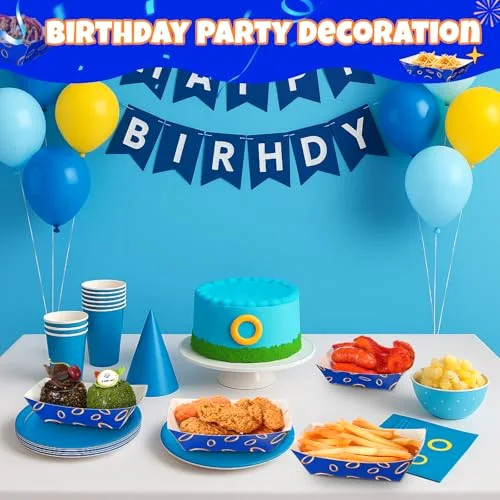 Video Game Party Favors Paper Food Trays Boat 2lb with Ring Print Themed Disposable Nacho Trays Video Game Kraft Paper Boat for Christmas Tacos Concession for Birthday Party view 4