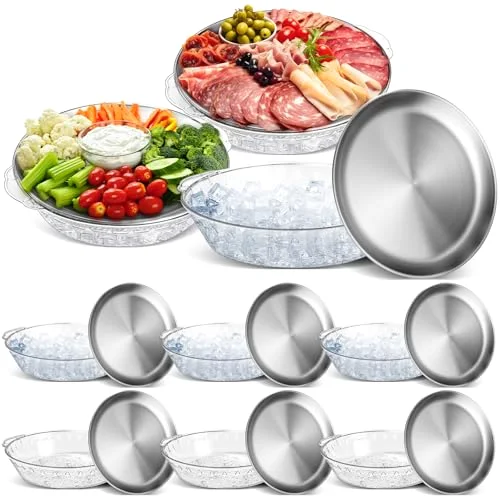11.8" Chilled Serving Tray Compartments for Parties view 6