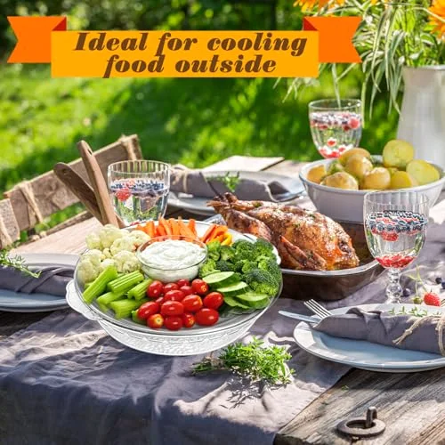 11.8" Chilled Serving Tray Compartments for Parties view 10