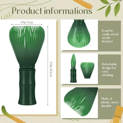Traditional Resin Matcha Whisk Reusable Matcha Stirrer Chasen Brush Tea Mixing Tool Accessoies for Tea Powder Preparation() view 2