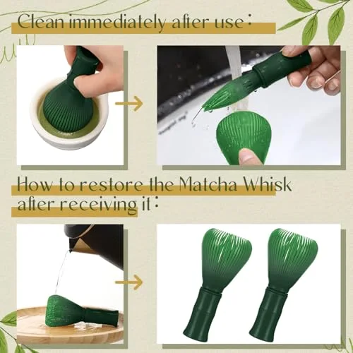 Traditional Resin Matcha Whisk Reusable Matcha Stirrer Chasen Brush Tea Mixing Tool Accessoies for Tea Powder Preparation() view 4