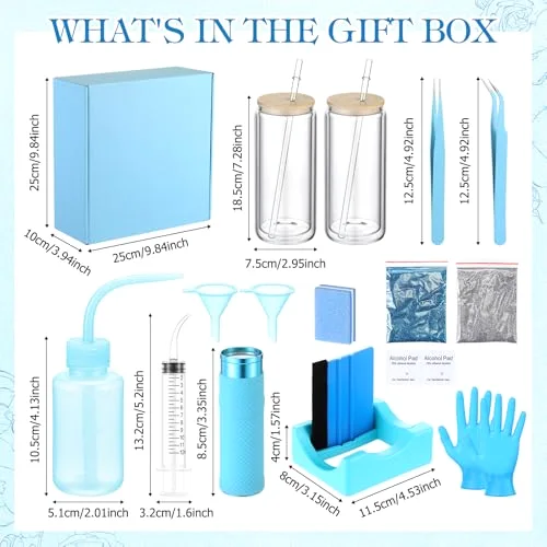 Snow Globe Tumbler Kit with DIY Supplies,Classic view 2
