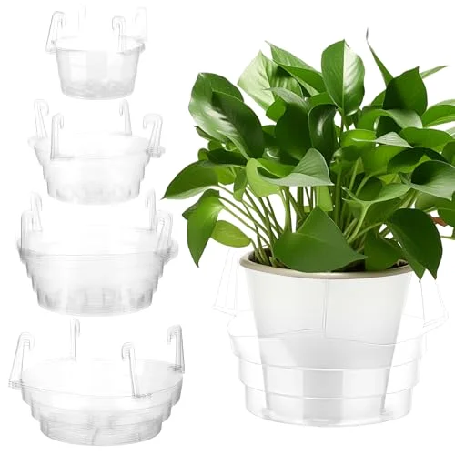 Hanging Plant Water Catcher Tray,6 8 10