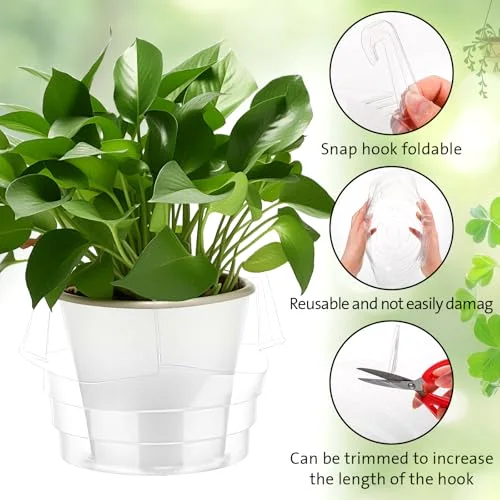 Hanging Plant Water Catcher Tray,6 8 10 view 3