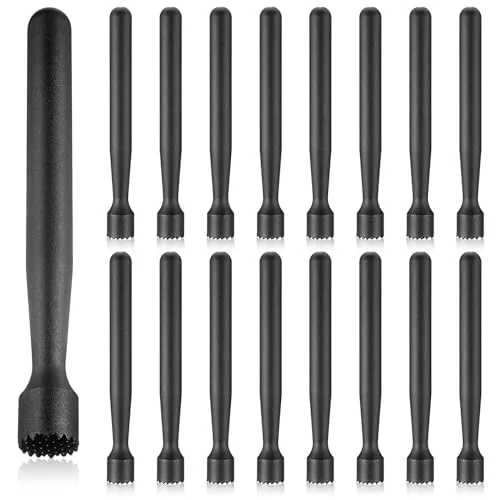 Muddler for Cocktails Plastic Bar Muddler Bulk Bar Accessories Tools Set for Home Ice Crusher Bartender Accessories Mojito Fruit Drink(Classic) view 6