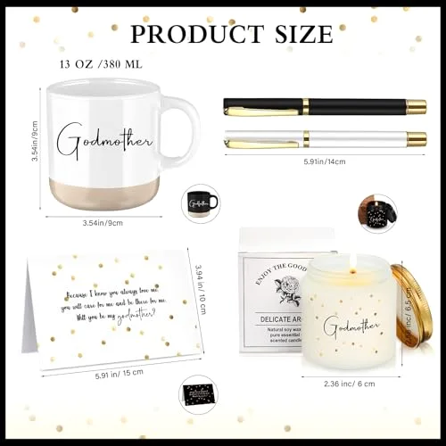 Godparents Proposal Gift Mugs,English view 2