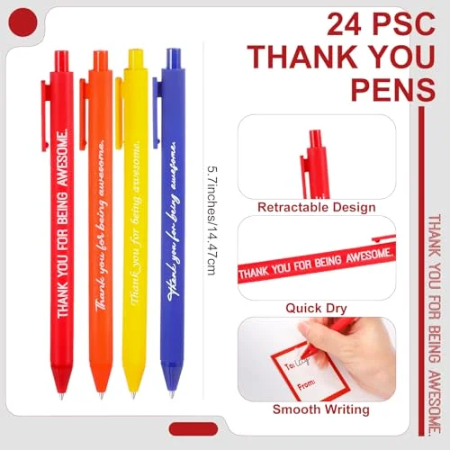 Employee Appreciation Gifts Include Thank You Staff Mug Gift Set Appreciation Mugs Inspirational Pens Tags for Employee Staff Team Group (,Retro) view 8