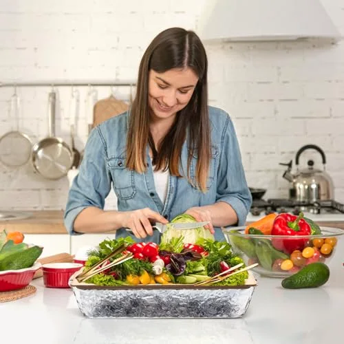 16" x 9.45" Chilled Serving Tray for Parties view 3