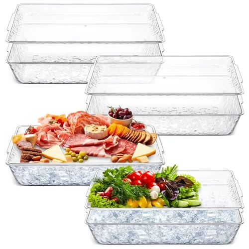 16" x 9" Chilled Serving Tray with Compartments