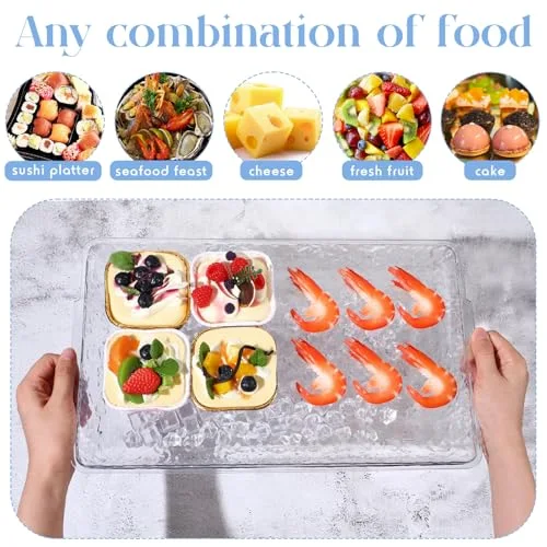 16" x 9" Chilled Serving Tray with Compartments view 4