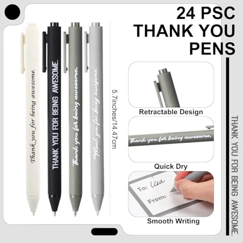 Employee Appreciation Gifts Include Thank You Staff Mug Gift Set Appreciation Mugs Inspirational Pens Tags for Employee Staff Team Group (,Retro) view 3