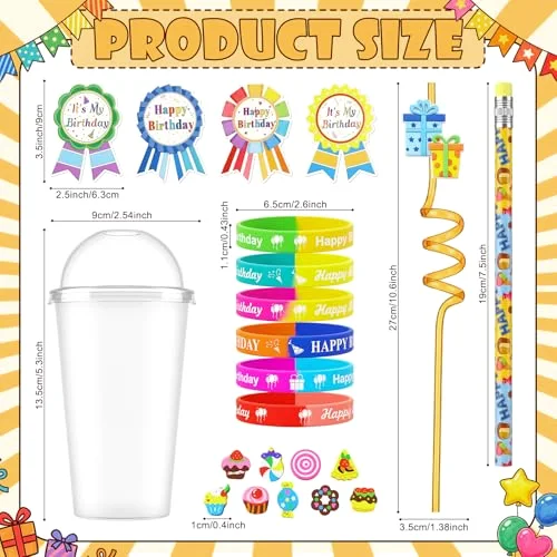 Classroom Birthday Cup Gifts for Students,Birthday B view 2