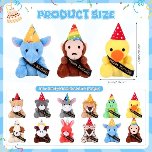 Birthday Classroom Gifts for Students, Includes Stuffed Animal Dog with Disposable Cups Pencil Silicone Bracelets Stickers for School Reward Birthday Party Favors Gifts from Teacher view 10