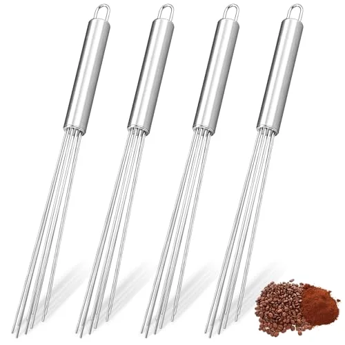 Barista Whisk Tool Long Handle 10 Needles Stirrer
